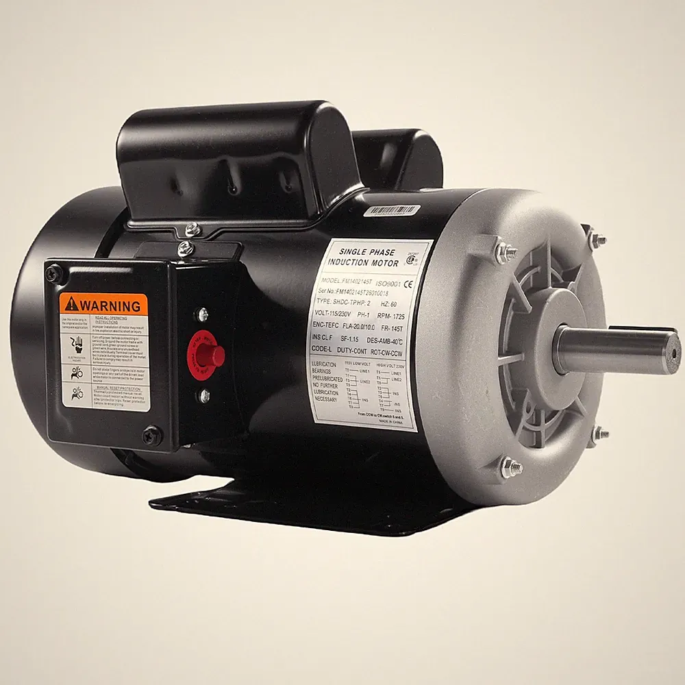 2HP Electric Motor 1725RPM 143/5T Frame Air Compressor Motor Single Phase