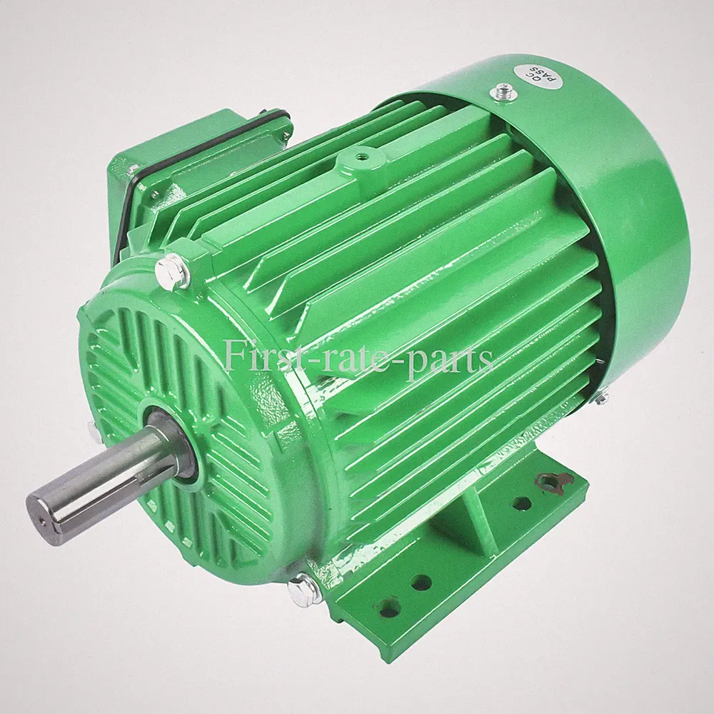 5 HP 3 Phase 3600 RPM Electric Air Compressor Motor 184T Frame TEFC 230/460 Volt