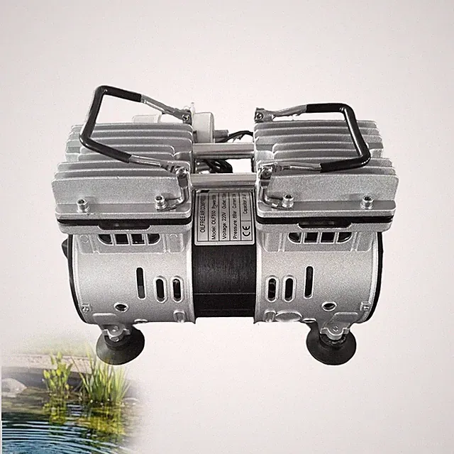 550W Pond Aerator for Lake up to 3 Arces 5.2CFM 3/4HP Air Compressor w/ Timer