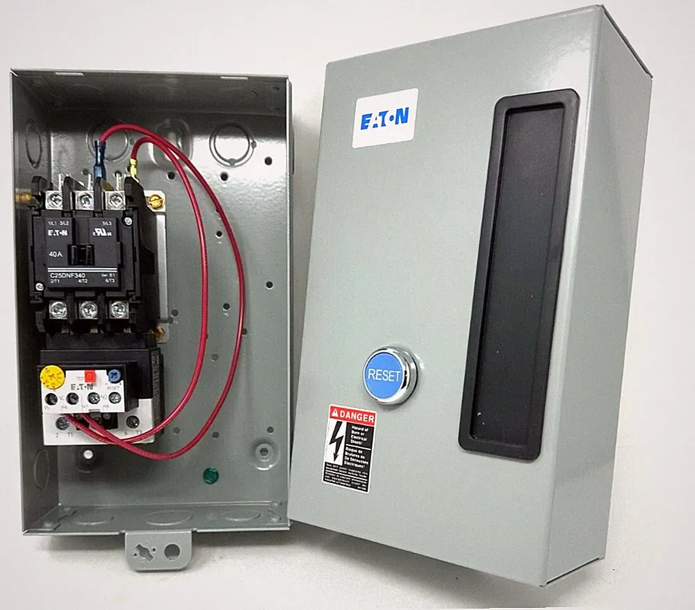 AIR COMPRESSOR MOTOR STARTER 5 HP TO 7.5 HP 230 VOLT SINGLE PHASE 24 TO 40 AMPS