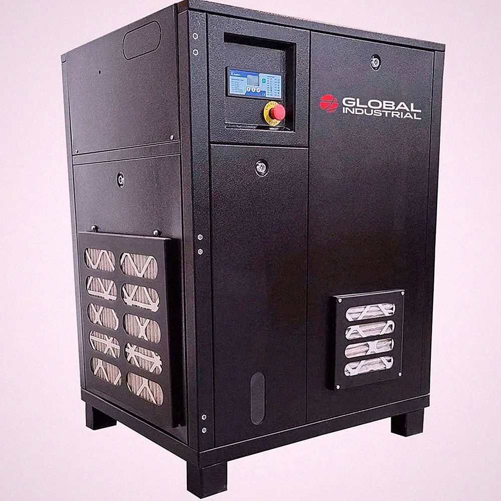 Global Industrial Tankless Rotary Screw Air Compressor 5 HP 1 Phase 230V