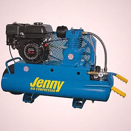 Jenny K5hga-8P Gas Air Compressor, 8 Gal. Tank, 5.5 Hp