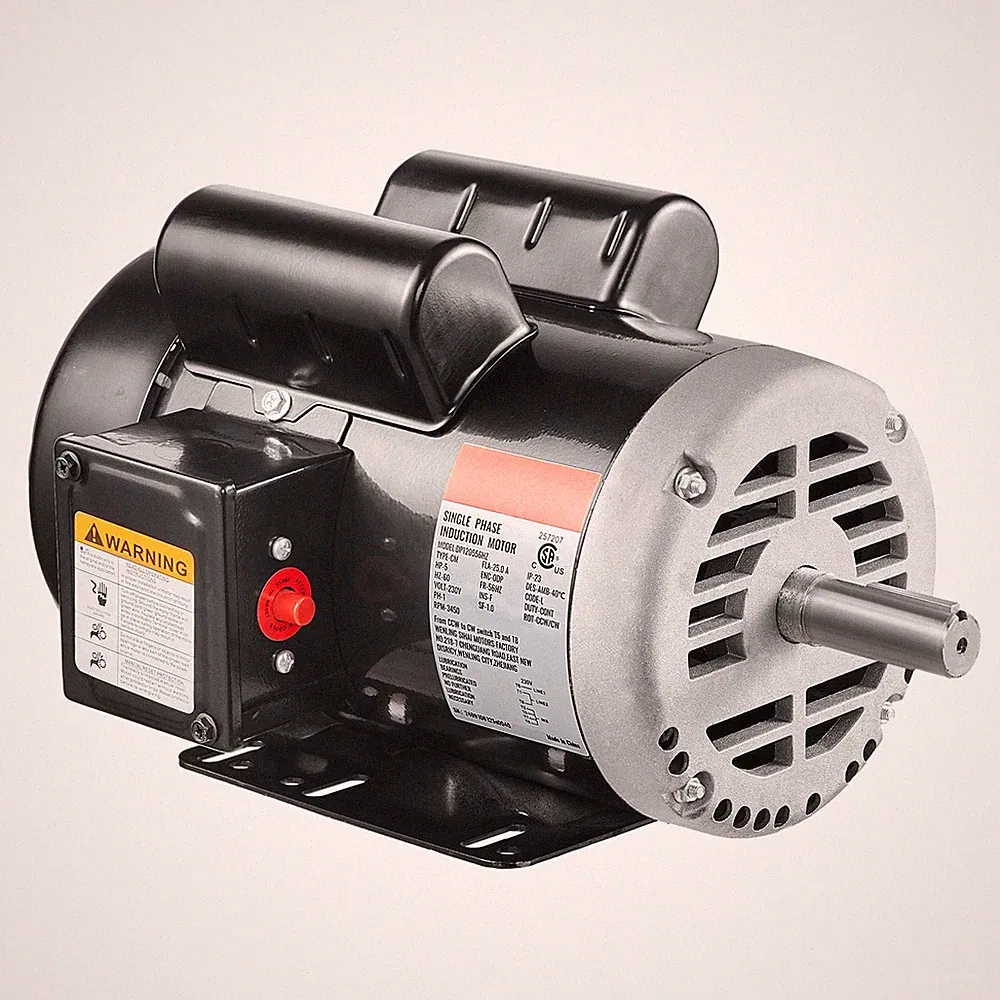 Uimoso 5HP Air Compressor Electric Motor 230V 3450RPM 56Hz Frame CW/CCW Rotation